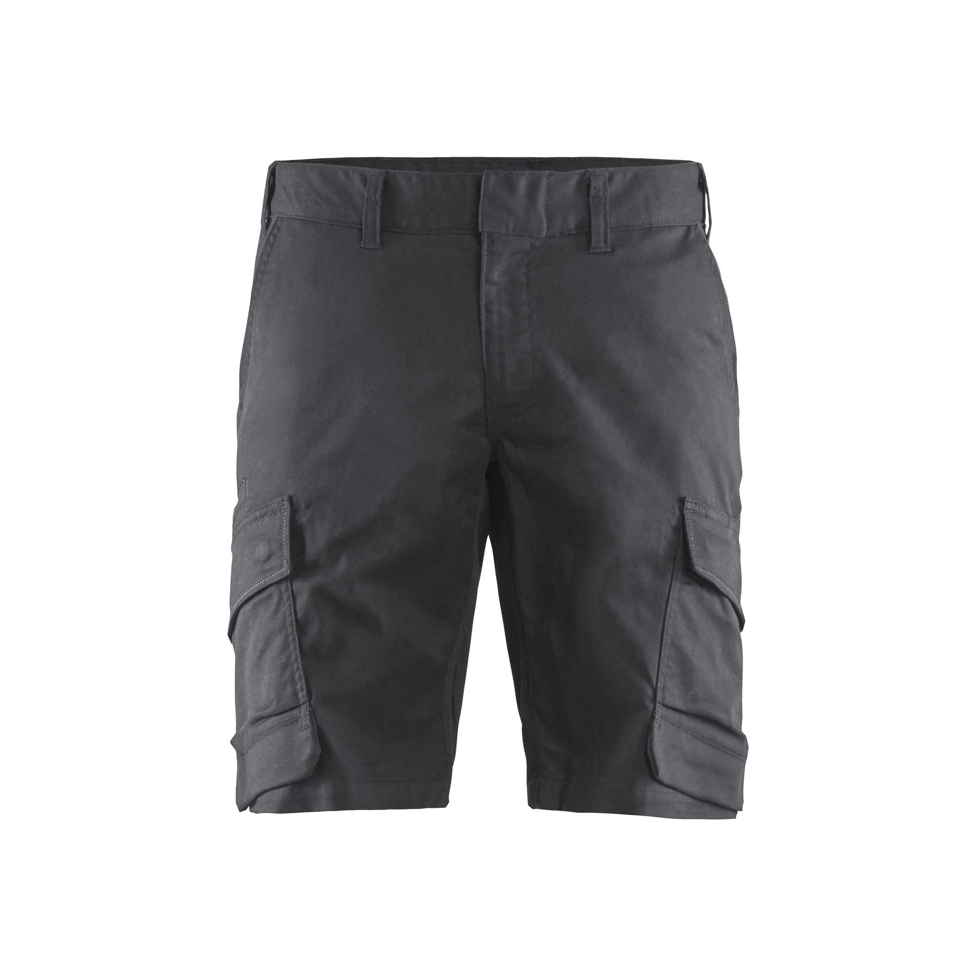 BLAKLADER 14461832 Industry shorts stretch Hi Vis Reflective Work Shorts Men - twill fabric